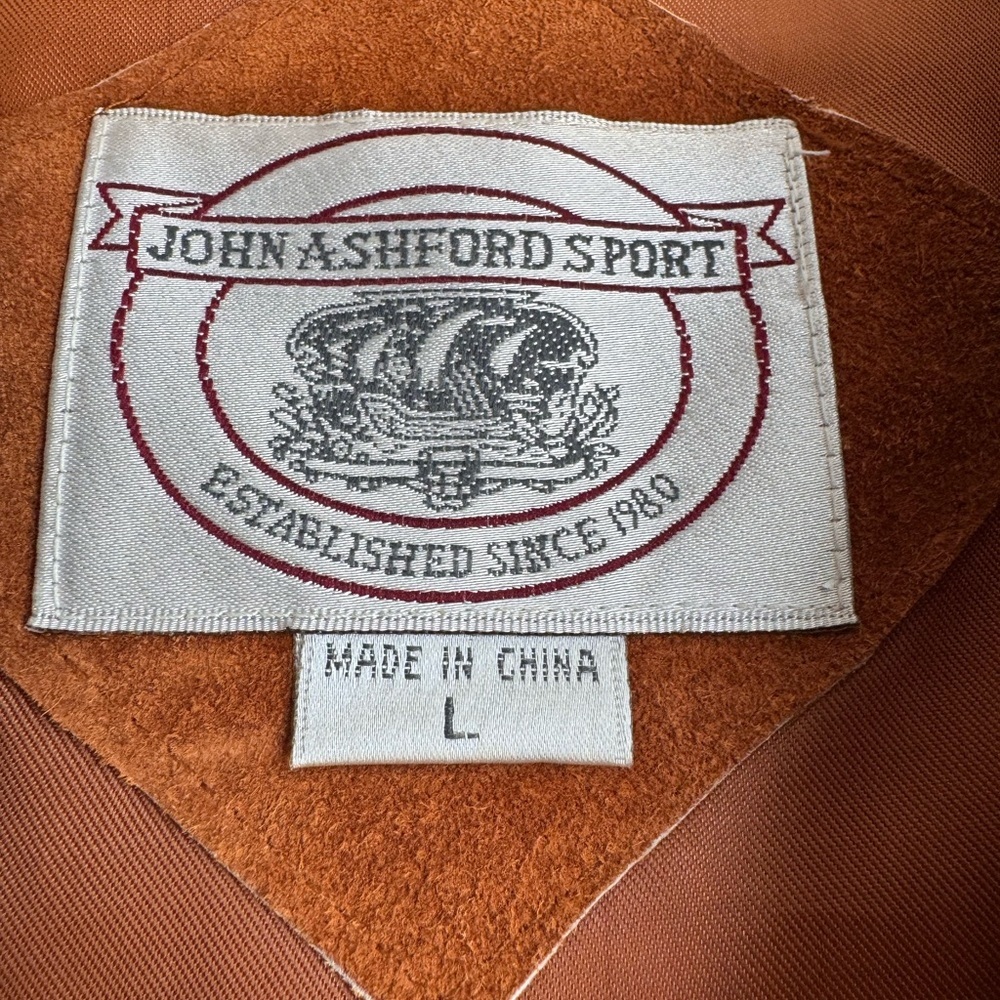 Vintage John Ashford Port Suede Leather Vest - Picture 4 of 7